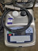 Linx Model 7900 Inkjet Coder/Printer c/w stainless steel wheeled cabinet - BUYERS PLEASE NOTE WE