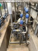 Milk Reception Skid, To Raw Milk Silos, Balance tank, 12 Think Top Valves1 x LKH 20/165 Pump 7.5 Kw,