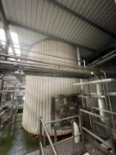 Tetra Pak 150,000 Ltr Raw Milk Silo. 304 SS. YOM 2001. Clad. Silo 4, Please note that this tank