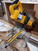 Dewalt DWS778-LX mitre saw (115v) 250mm diameter cut depth 85mm max (Buyer to remove from bench)