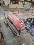 Sealey mobile diesel space heater