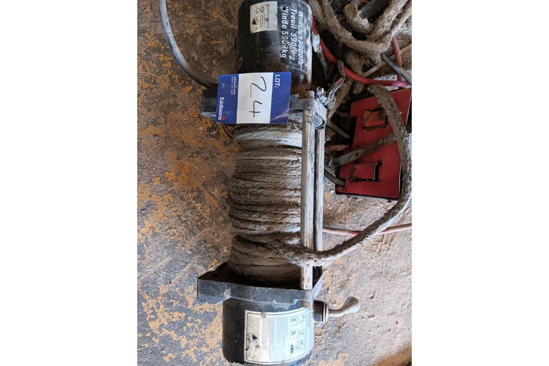 Woger trading 1000LB winch - Image 2 of 4