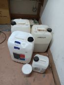 3 x Part tubs of abrabond resin 1205, PVA wood adhesive and hardener