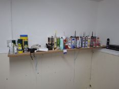 Quantity of sealants, adhesives and silicones