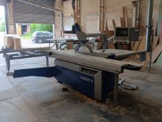 Format 4 Kappa 400 sliding table panel saw with X-motion control unit Number 605.12.084.20, year