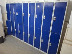 9 x double door personnel lockers