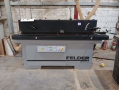 Felder G380-4 edgebander Year 2022 Number 25.07.080.22 (Not including steel ducting. To be