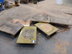 7 x Four wheel dollies