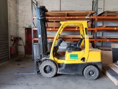 Hyster H3.OFT, 3 ton diesel forklift truck with side shift, Serial number L177B13348E, Year 2007,