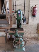 Wadkin Bursgreen chisel mortiser; Serial number U1, 98475-18 (Not including steel ducting. To be