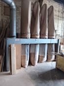 Air plants D3000L 4 bag dust extraction unit (Not including steel ducting. To be electrically