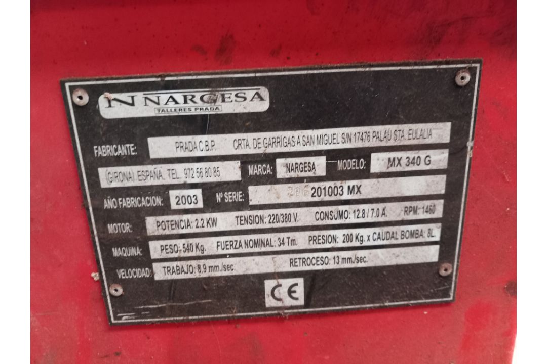 Bison MX340G metalworker (2003) - Image 3 of 3