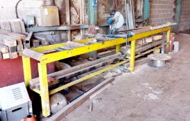 Evolution cut off saw with 5m conveyor