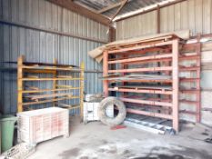 3x Plate storage racks