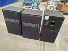 Wharfedale PPS-1 System Sub-Woofer. Power 70 Watts, Impedance 8 ohms with 2 x 2080 100watts