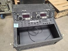 Denon DN-4500 Mixing Deck with IMG MPX-622/SW Stagelone 4 Channel Mixer including Hard Case