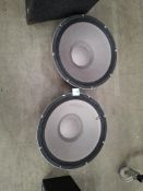 2 Large Speakers (Unhoused)