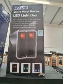 FX Lab G005FF 2 x 4 Way Retro LED Light Box