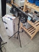 FX Lab 4-Way DJ Light and Stand Set ( 1 Light Missing)