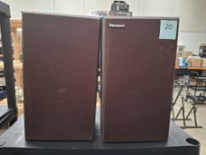 2 x Panasonic SB-X10 (UK) 16.5CM, Full Range, Bass Reflex Speakers Impedeice 8 ohms, Power 10 watt