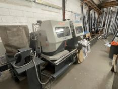 2008 ELUMATEC DOUBLE HEAD COMPOUND MITRE SAW