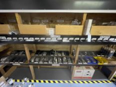 Qty misc. door stops and window parts