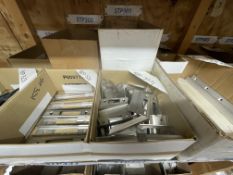 Large qty misc. door handles, plates and door furniture