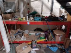 Cropped racking 2 tier workbench (Excluding Contents)