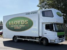 2009 Mercedes 816 Rigid Removals Van