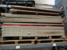 Large quantity of assorted partitioning walls