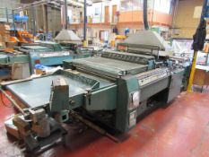 FMC Sideweld bag machine M105 Perforation bank/unwinder/indexing table, photocell, bottom gusset,