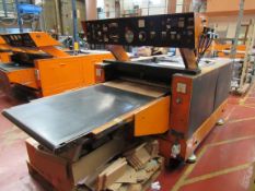Arvor 800 / 872JLC bag sealer with bottom seal, indexing table, photocell, Brake, Serial Number 410,