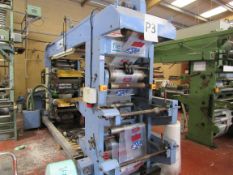 Flexopress export 4 colour bag printer Serial number 58 (1968) with edge guides, 600mm web with