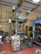 John Madeley 25 blow film extruder Screw 25mm, Die 75mm, Nips 700mm, Winder 600mm, Single,