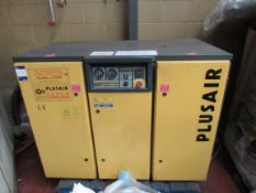 HPC Plusair AS31 screw compressor, 40839Hrs