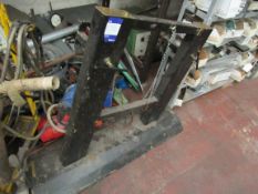 Fork lift snow plough attachment