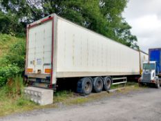 Montracon Tri Axle Box Trailer. Year 2005. Length: