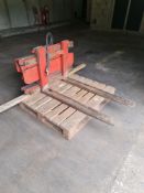 Bolzoni KB 22 H6A EU Clamp and Pair of Bolzoni Forks, 1200 x 120 x 40mm - Located in Warrington,