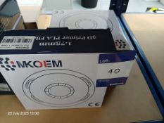 3 x MKOEM 1.75mm 3D Printer FLA Filament (Silk Silver)
