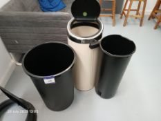 2 x Assorted Waste Bins