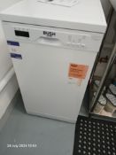 Assortment of Kitchen Equipment, to include Bush BFSLSAE9W Dishwasher, and Beko Undercounter Fridge