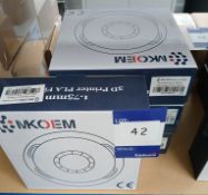 MKOEM 1.75mm 3D Printer FLA Filament (Silk Copper)