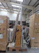 A Wooden Frame and Contents to include various kitchen paneling etc. Please note there is a £10 Plus