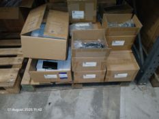 Assortment of sensors & brackets to pallet (Rack D)
