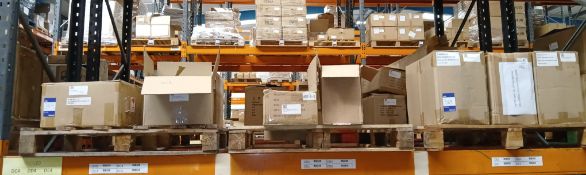 Contents to 3 x pallets to include Gigabay lenses, screw in microwave sensors, brackets & connection