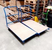 2 x Platform trolley