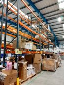 3 x bays of warehouse racking to include 4 x Ramada SP80 frame ends 20’ & 20 x heavy duty cross