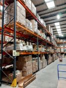 6 x bays of warehouse racking to include 7 x Ramada SP80 frame ends 20’ & 40 x heavy duty cross