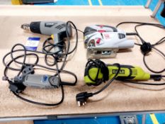 4 x Various power tools