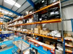 9 x bays of warehouse racking to include 10 x Ramada SP80 frame ends 20’ & 54 x heavy duty cross